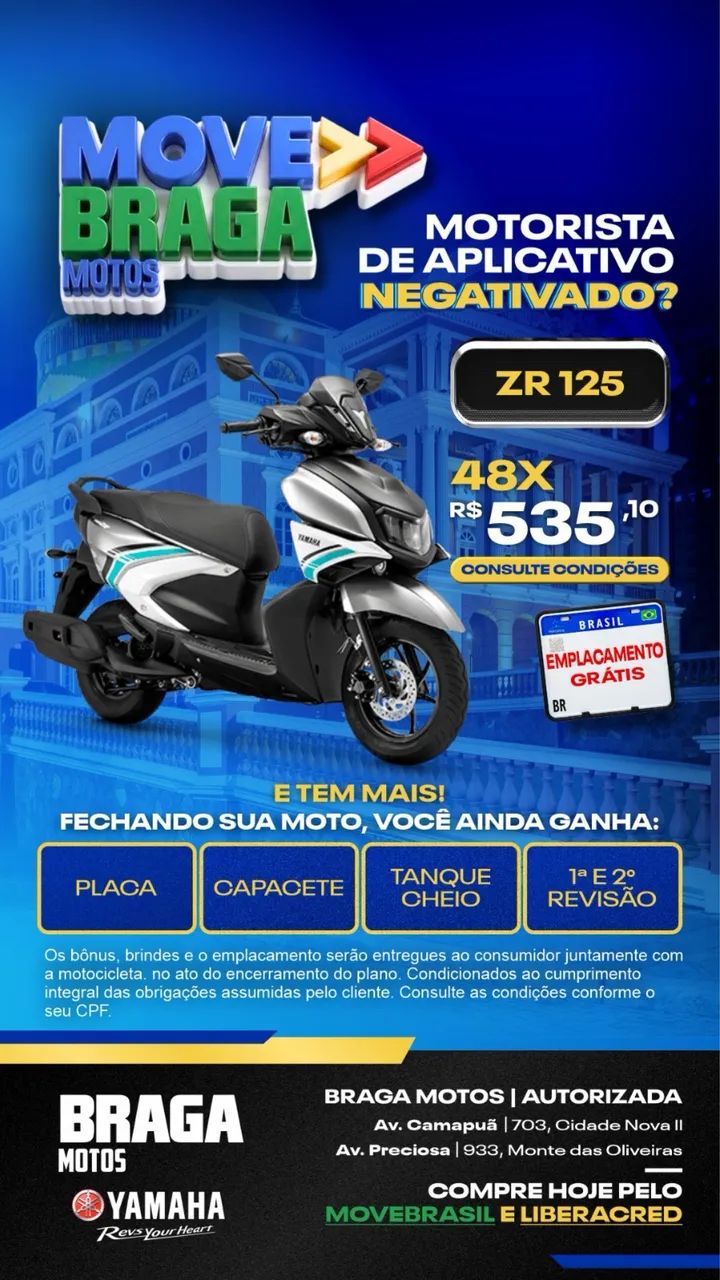 Sai com sua moto 0km