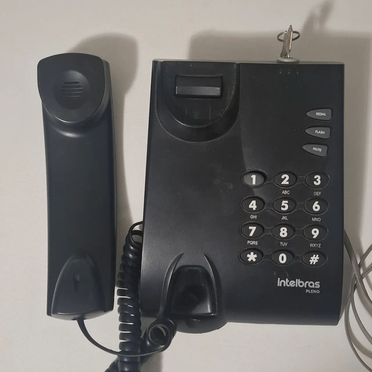 Telefone com fio Intelbras Pleno com chave - Foto 3