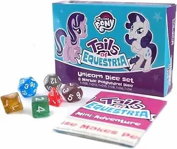 My Little Pony: Pacote de dados Tails of Equestria para RPG  - Foto 3