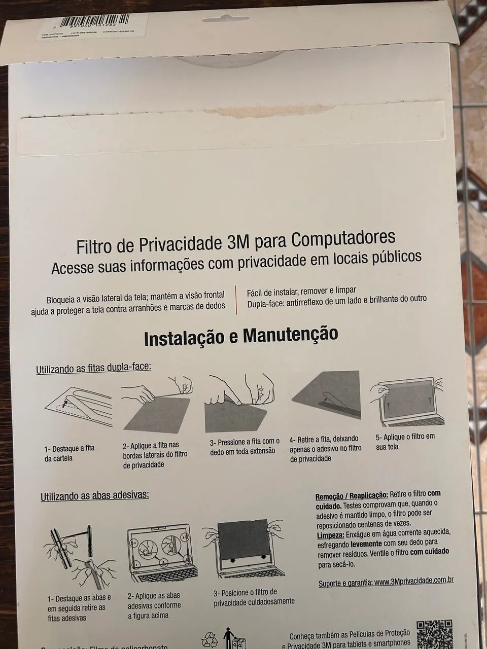 Filtro de Privacidade 3M 18.5" Widescreen - Foto 3