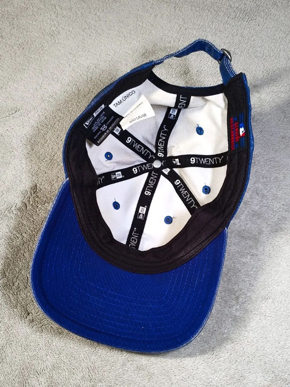 Boné Aba Curva New Era 920 Los Angeles Dodgers ST Original Jeans Tam. Único (usado) - Foto 4