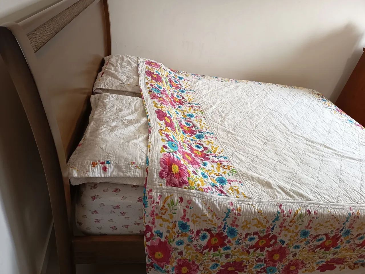 Cama casal Queen madeira  - Foto 4