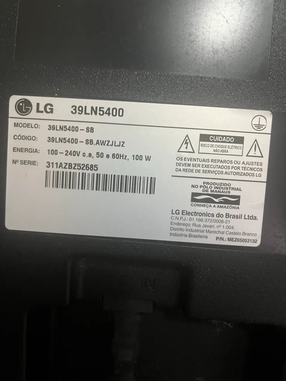 Tv LG 39 não smart  - Foto 4