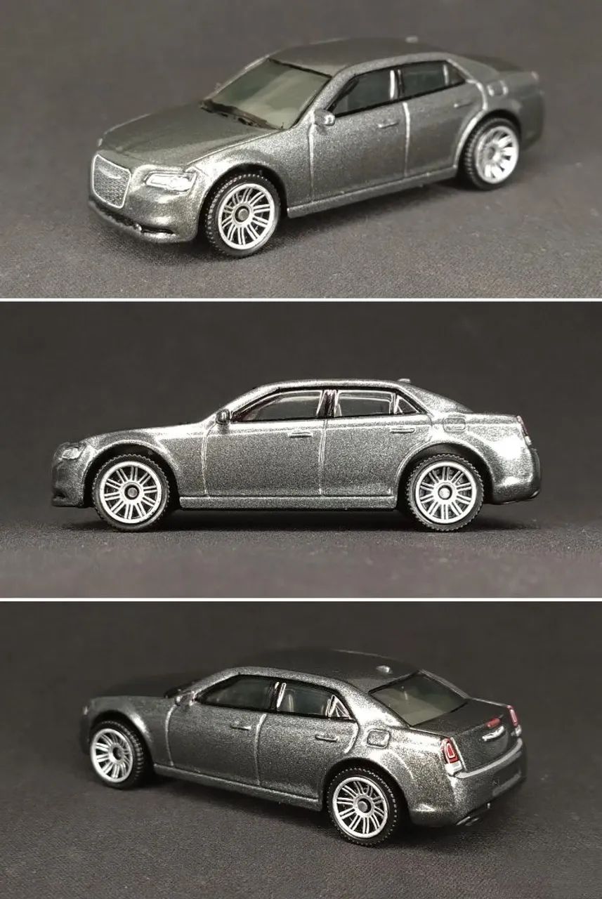 Dupla Miniatura Matchbox Chrysler 300c tamanho Hotwheels  - Foto 3