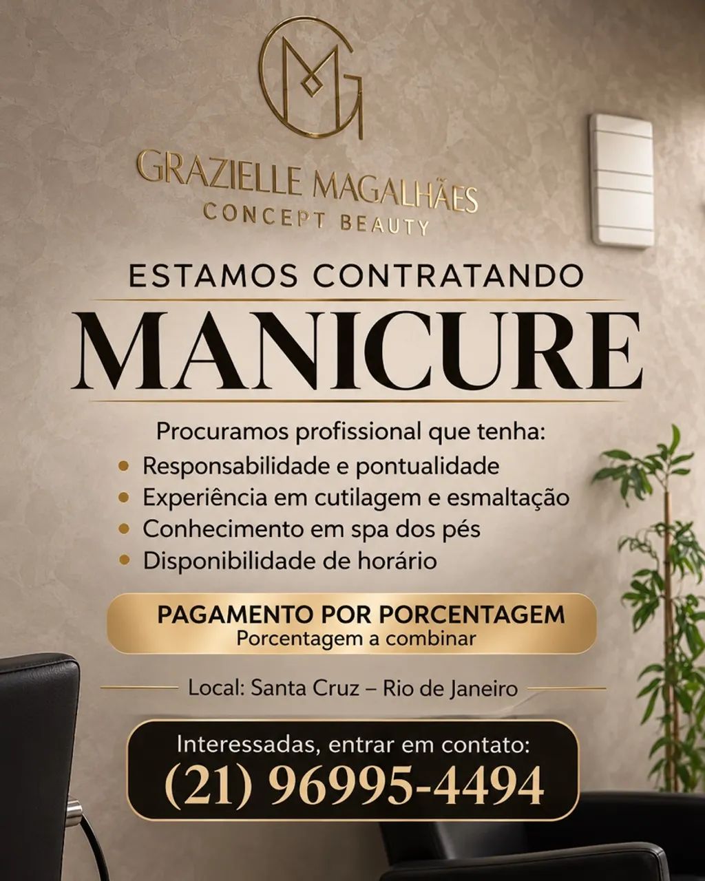 Vaga para Manicure 