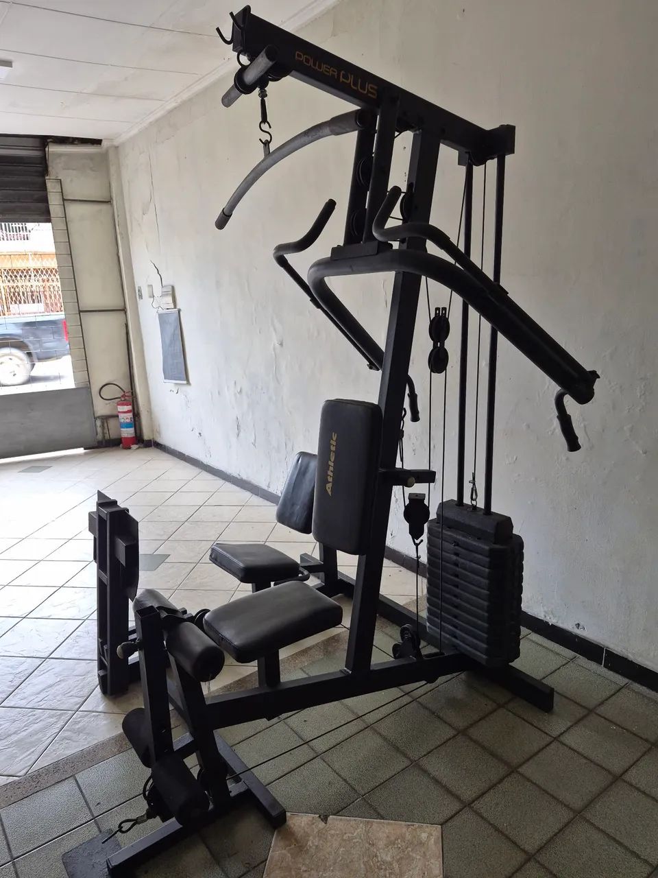 Estação de Musculação Athletic power plus com Leg press - Foto 5