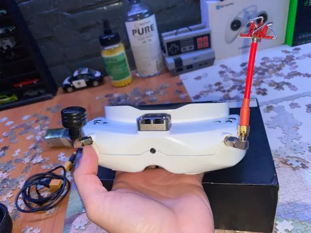 Óculos FPV Skyzone 02X + Antenas - Foto 5