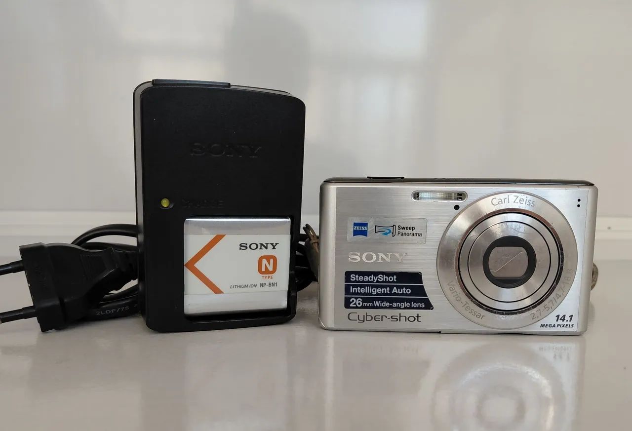 家電 SONY Cyber-shot Sony Câmera digital Cyber-shot DSCH50 9,1 MP com zoom óptico de