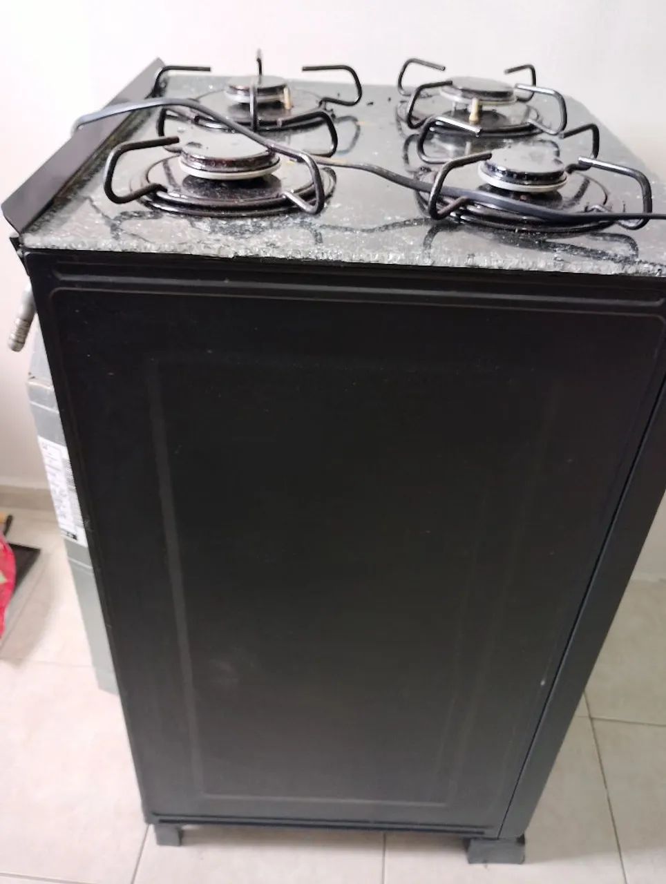 Fogão com mesa de vidro quebrado  - Foto 3