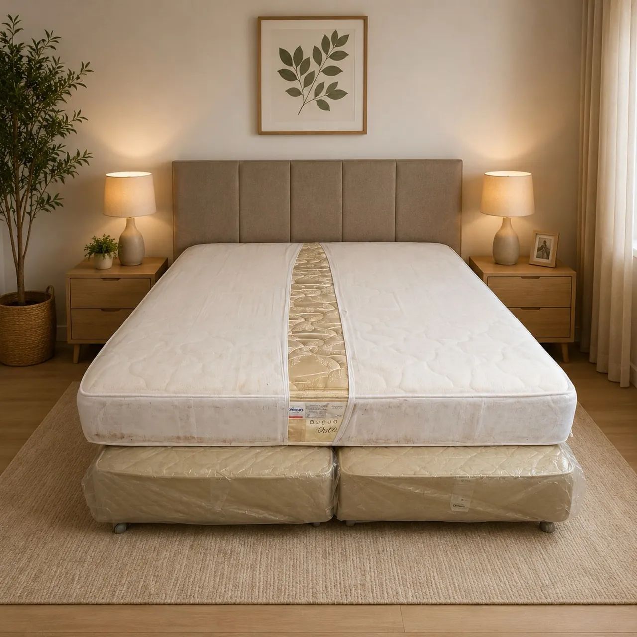 Cama box Super King Ortobom Ouro Spring 