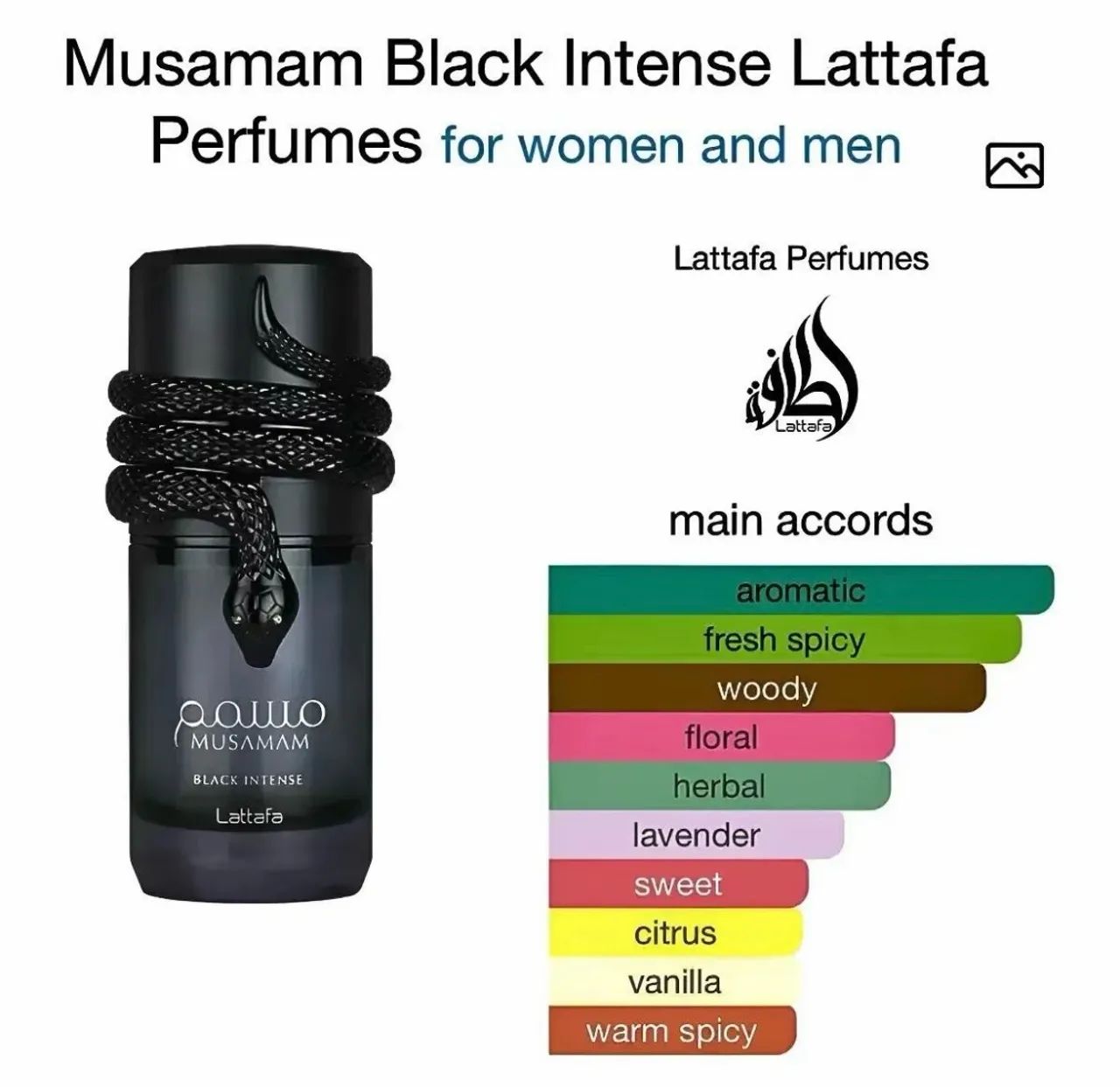 Perfume Árabe Musaman Black Intense  - Foto 3