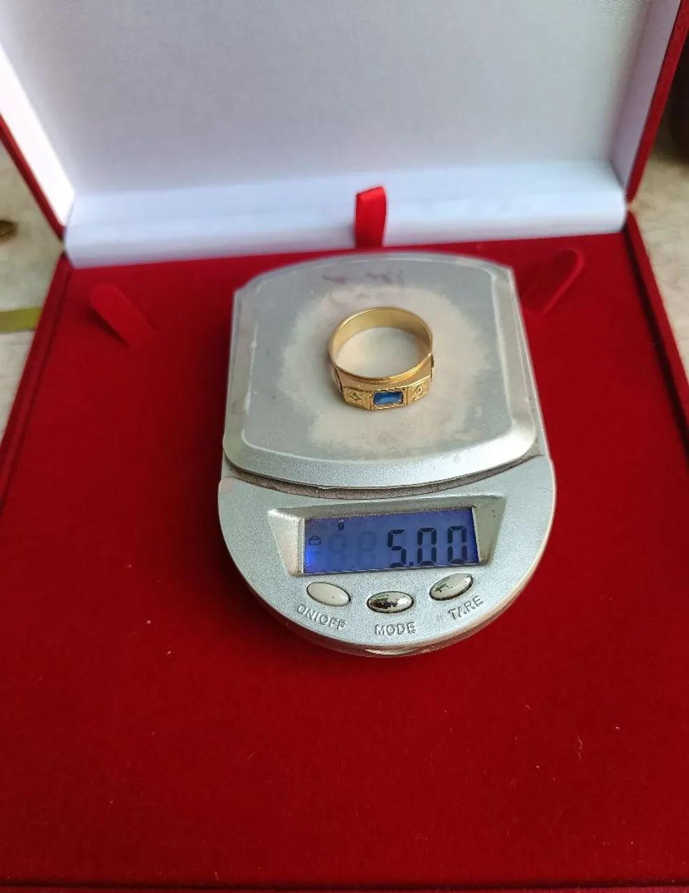 Anel de formatura de ouro 18k  - Foto 5