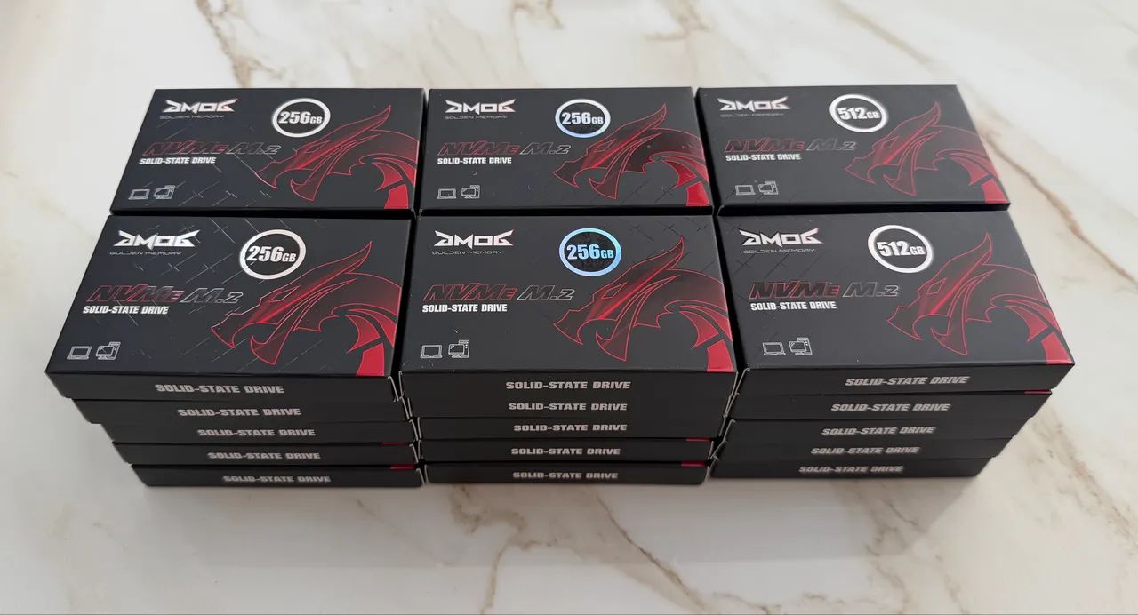 SSD M.2 NVMe 256GB  e 512GB