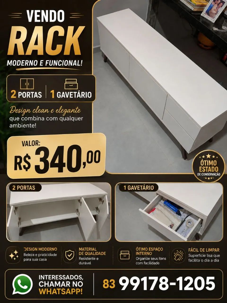 Fogão e Rack  - Foto 2