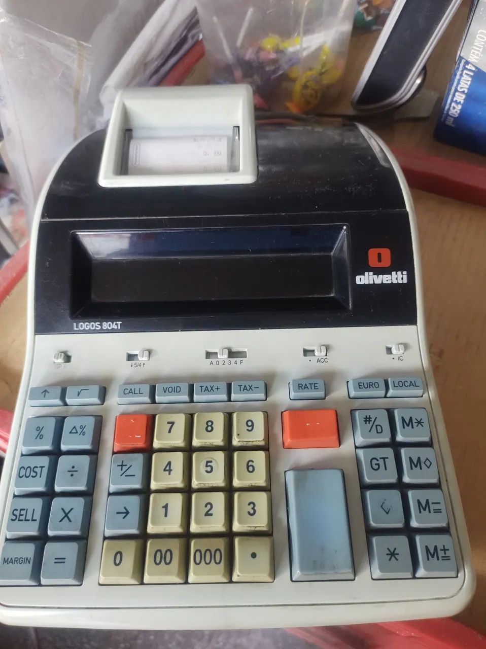 Calculadora impressão térmica Olivetti de mesa - Foto 3