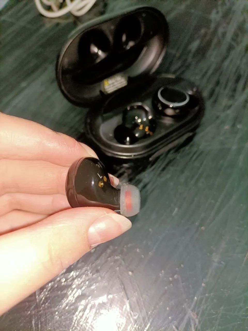 Fone de ouvido bluetooth sem fio com cabo - Foto 3