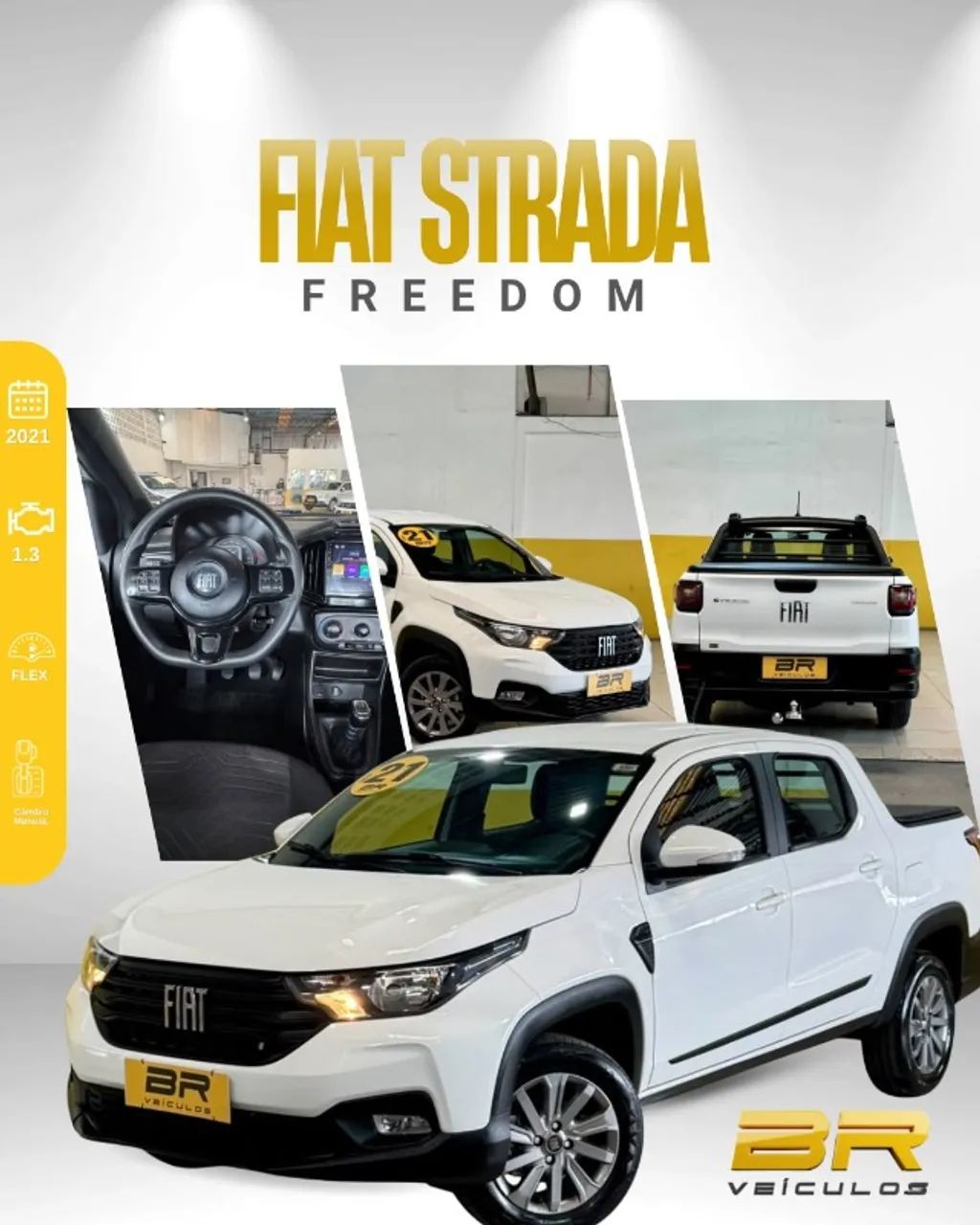 Fiat Strada Freedom 1.3 Flex 8V CD 2021