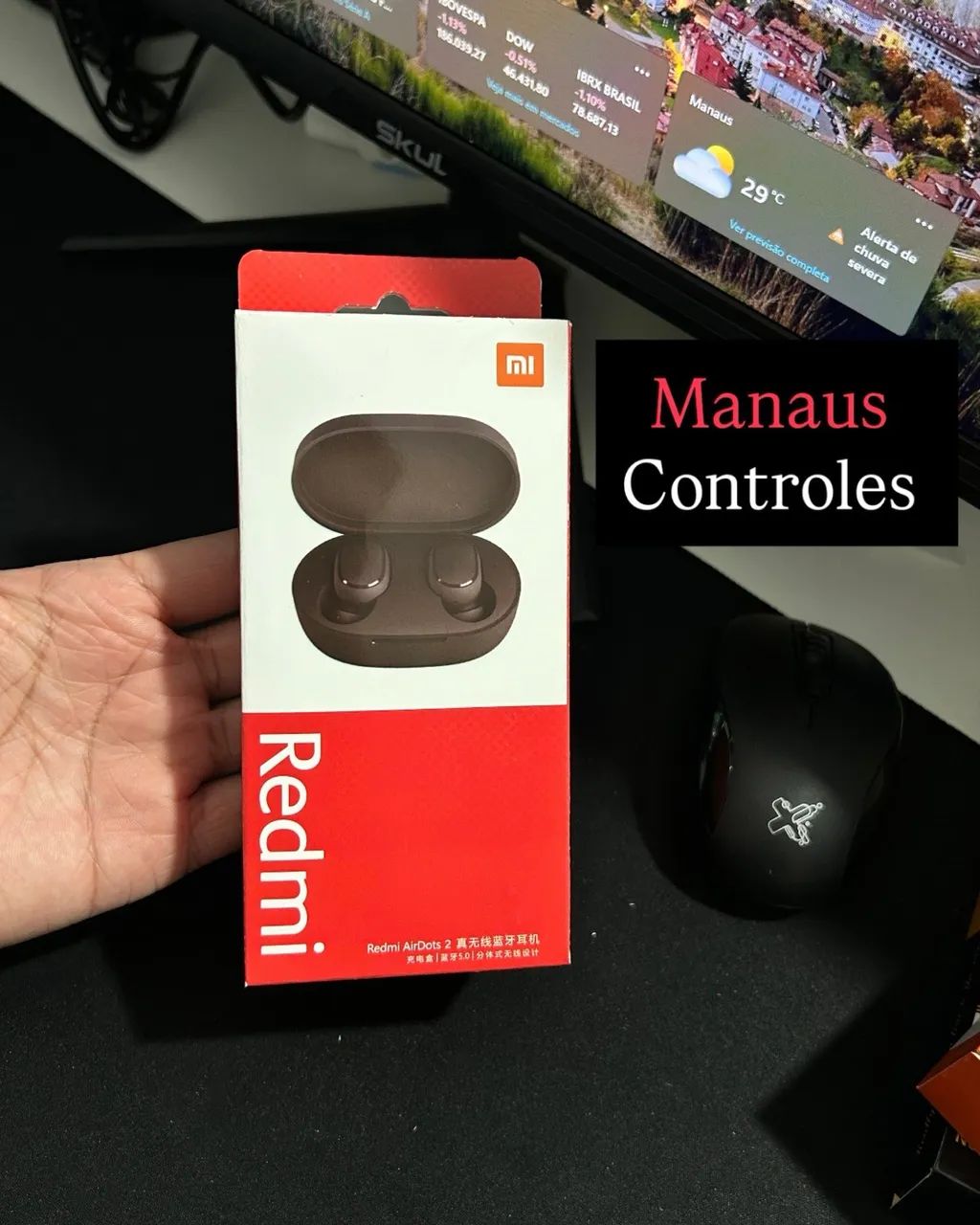 Fone Sem Fio Bluetooth Redmi Airdots 2 ( Promoção )