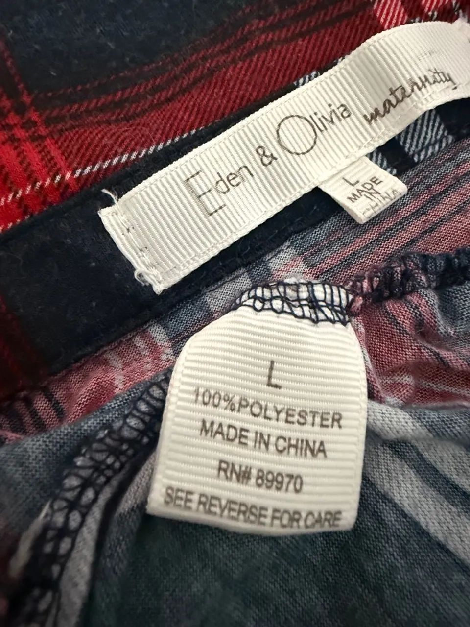 Camisa Eden & Olivia Gestante Xadrez - Foto 2