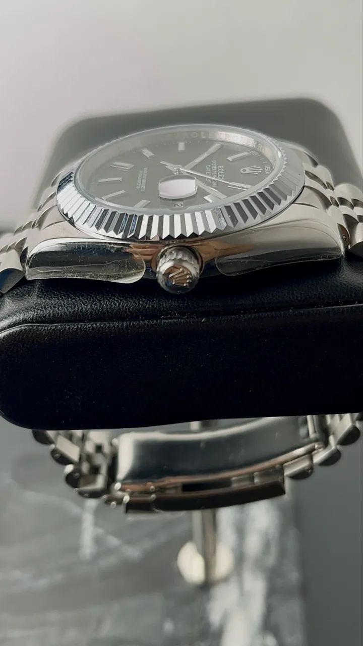 Relógio Rolex Datejust Black - Foto 3