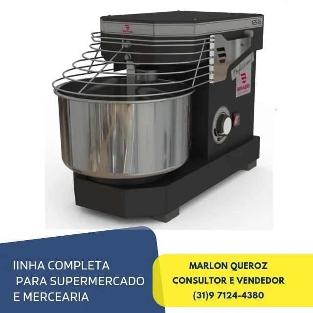 Amassadeira 5 Quilos Espiral Braesi 