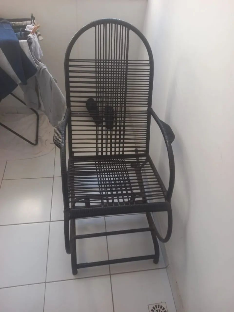 Cadeira de balanço de macarrão  - Foto 2