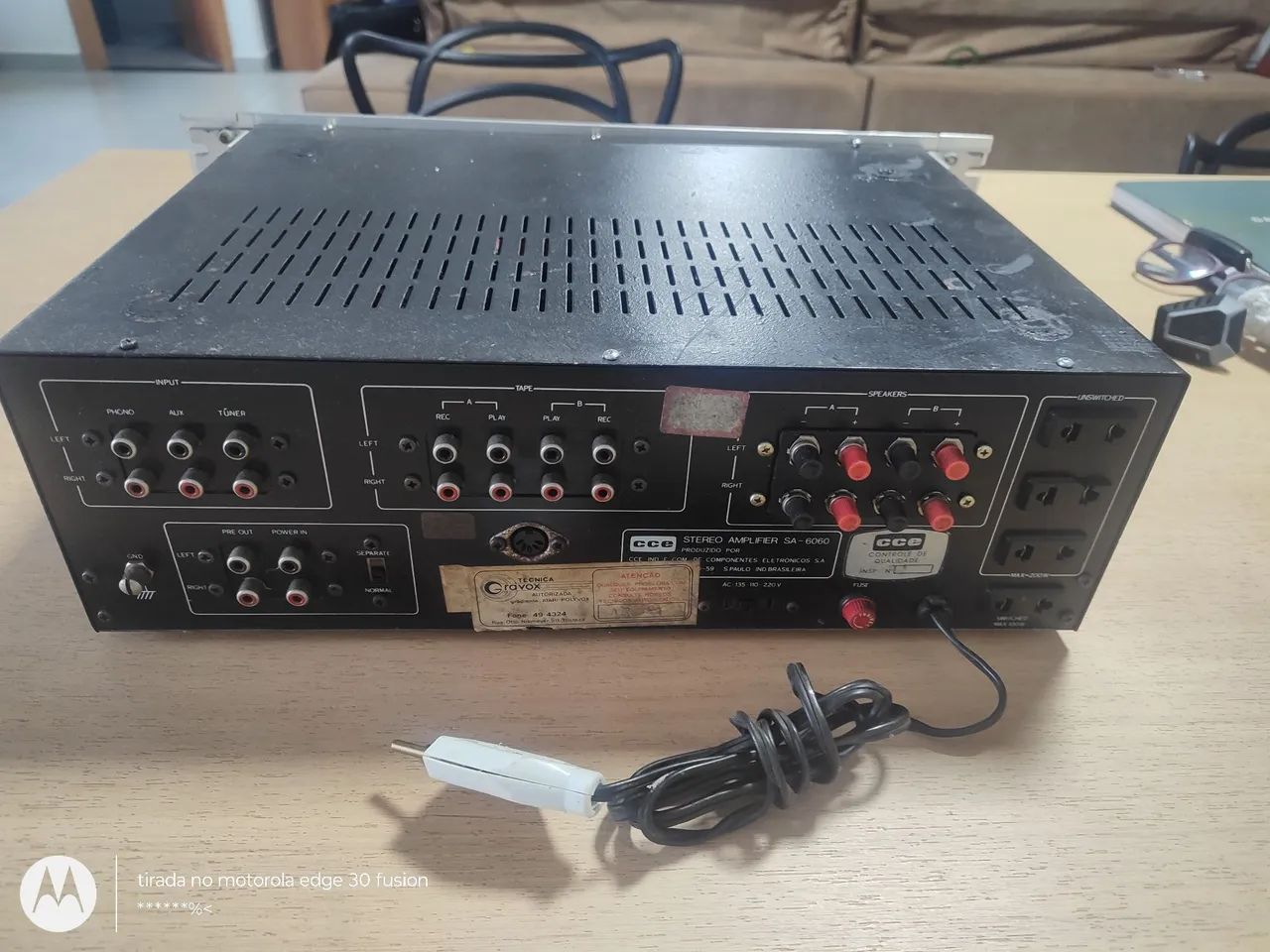 AMPLIFICADOR CCE SA6060 STUDIO  - Foto 4