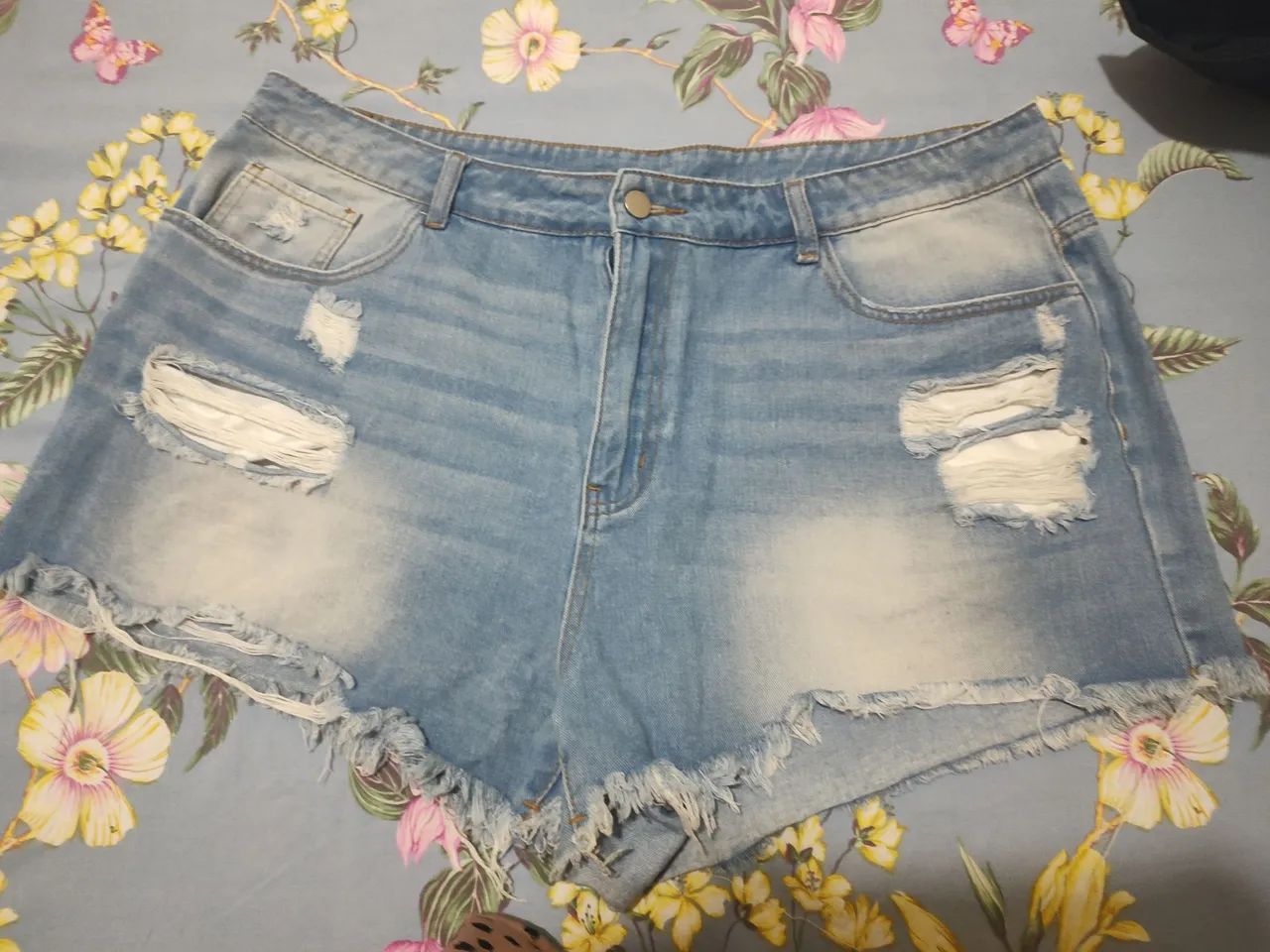 Shorts jeans 50/52 novos - Foto 3