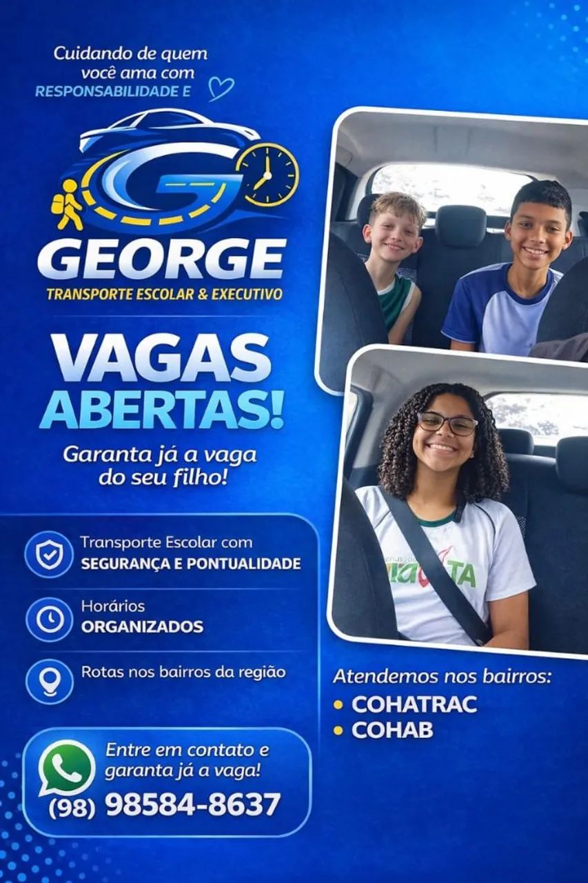 Transporte escolar e Executivo 