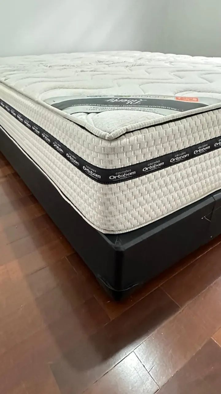 Cama Box Queen Size (Base e Parte Superior) - Linha Liberty - Foto 2
