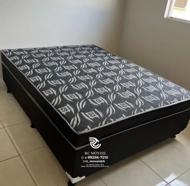 Cama Casal Completa OrthoBox D33 - Conforto e Qualidade