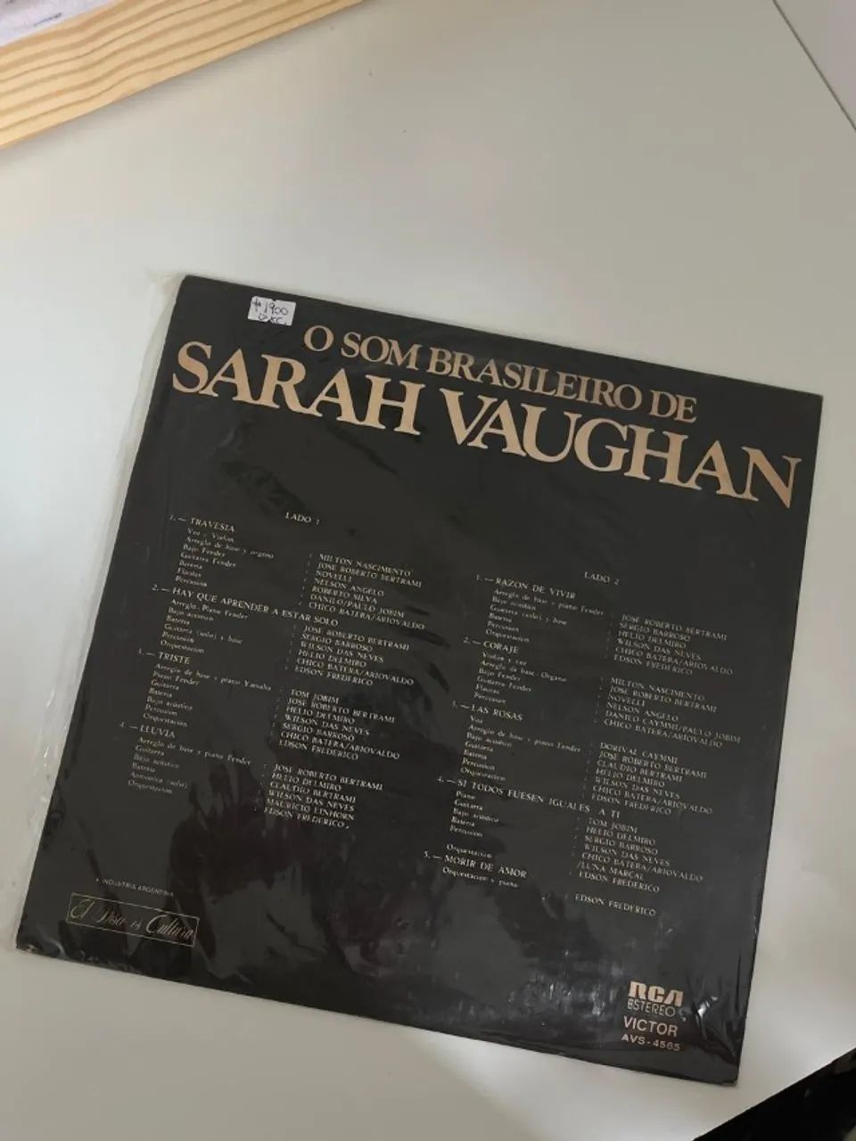 Vinil - O Som Brasileiro de Sarah Vaughan  - Foto 4