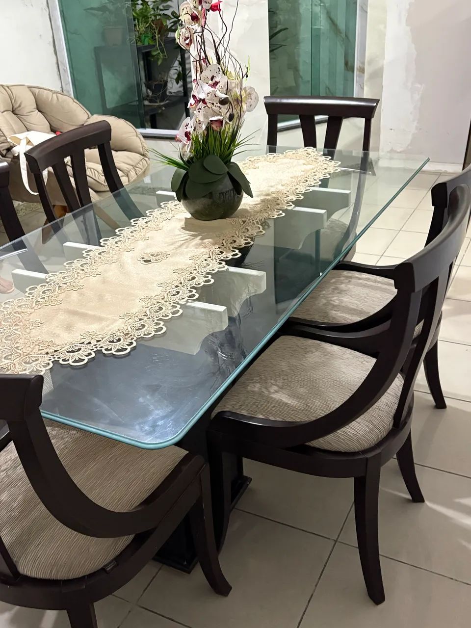 Mesa jantar 06 cadeiras