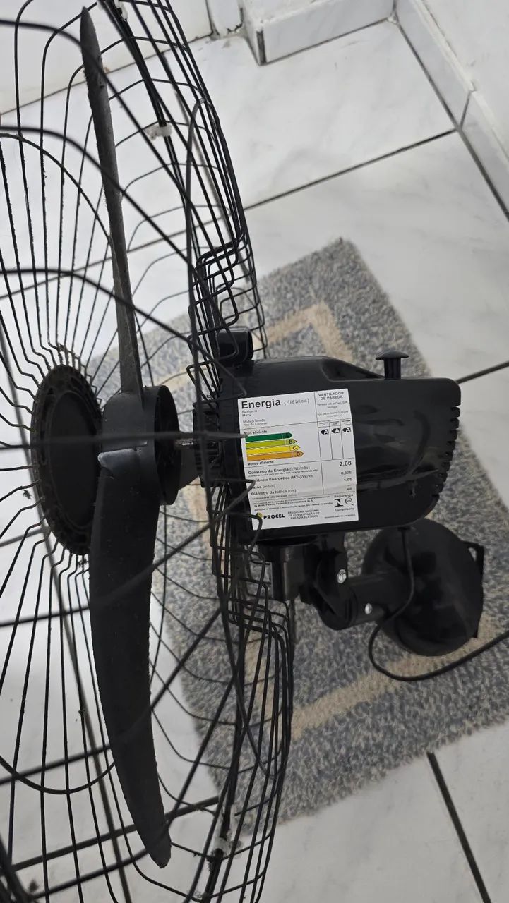 2 Ventiladores Ventisol Parede 60cm - Foto 4