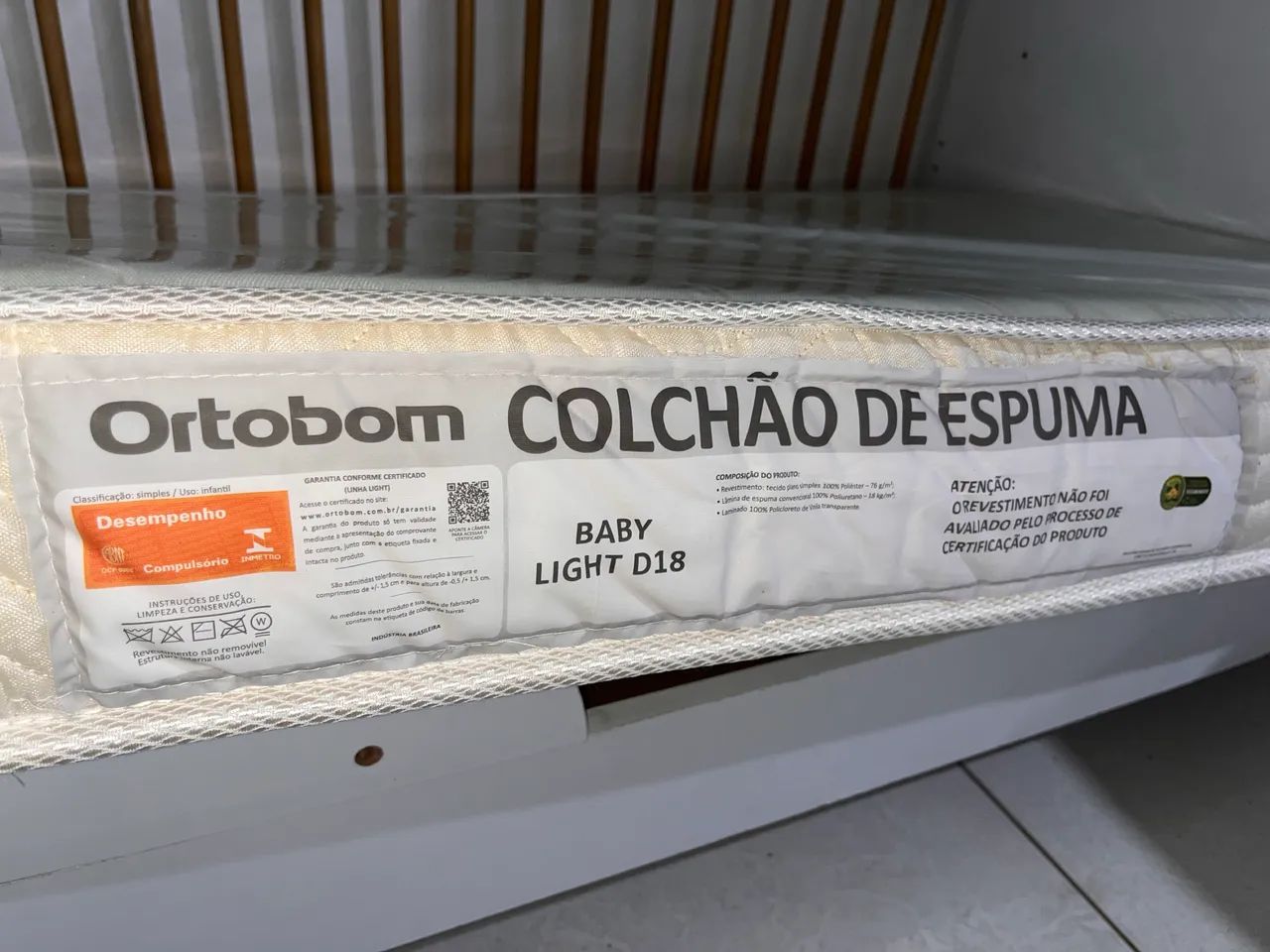 Colchão para berço ortobom  - Foto 3