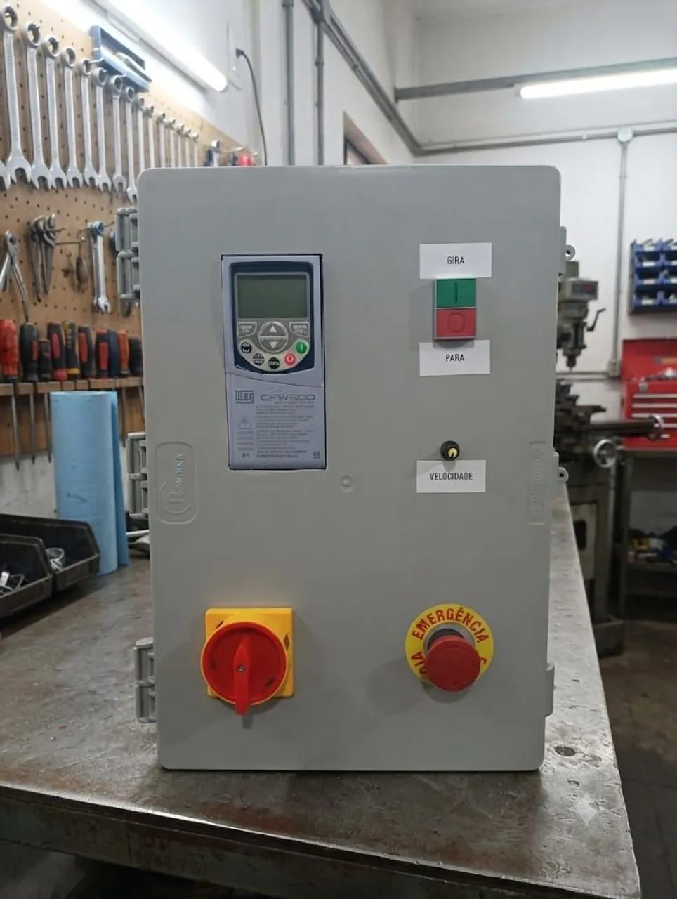 Painel de Comando com Inversor 2 cv WEG CFW500  - Foto 3