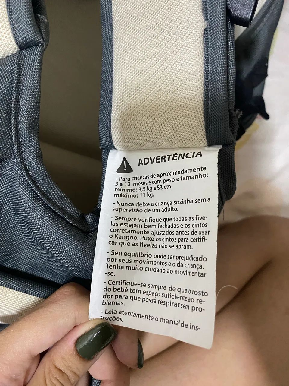 Canguru Kangoo Burigotto - Pouquíssimo Uso - Foto 4