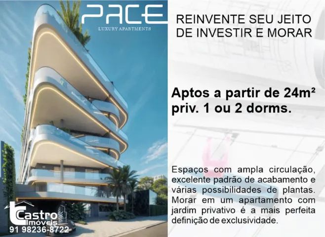 Condomínio PACE. Studios & Aptos com 1 ou 2/4 e 1 vaga. G.C004