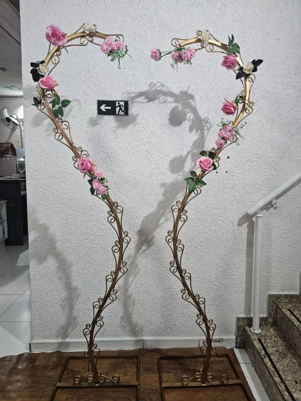 Ferro coração  decoração  festas  - Foto 2