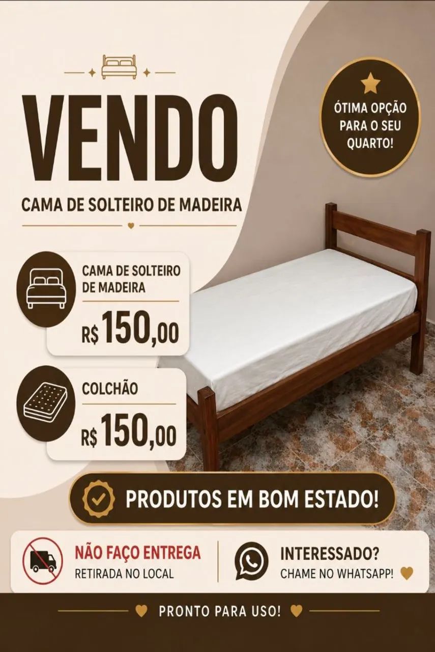 Cama e colchão 