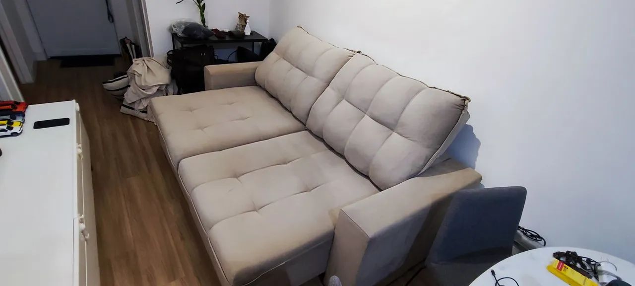 Sofá retrátil aceito cartão e entrego - Foto 4