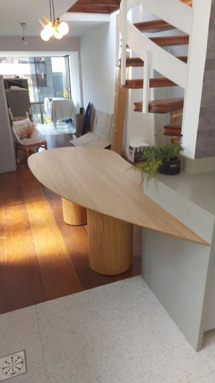 Mesa orgânica personalizada MDF  - Foto 2