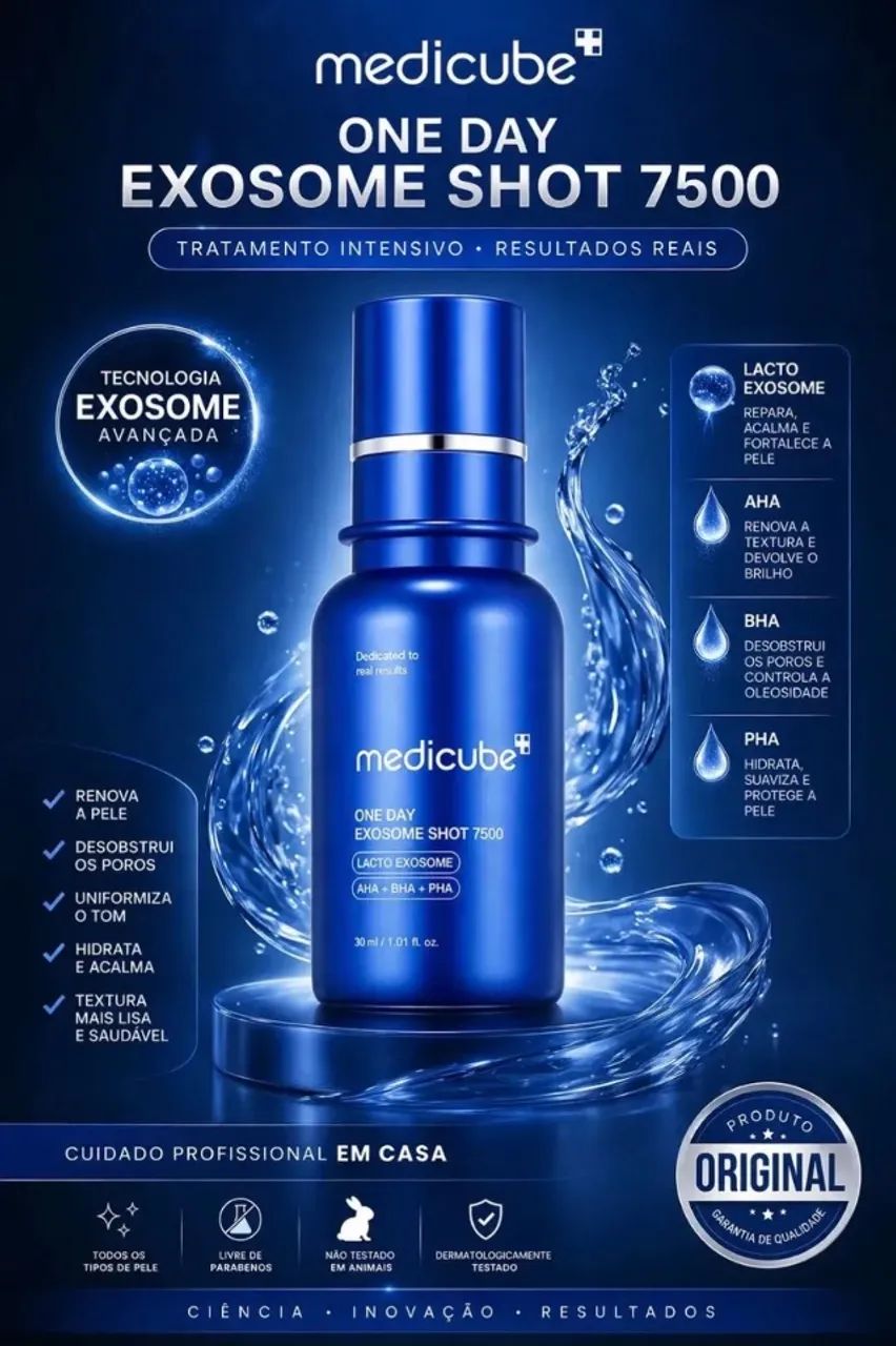 ONE DAY EXOSOME SHOT 7500 MEDICUBE - PRODUTO ORIGINAL - Foto 2