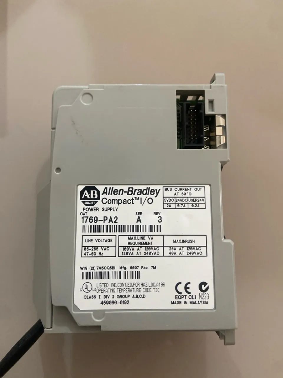 Fonte Allen Bradley CompactLogix 1769-pA2 - Foto 2
