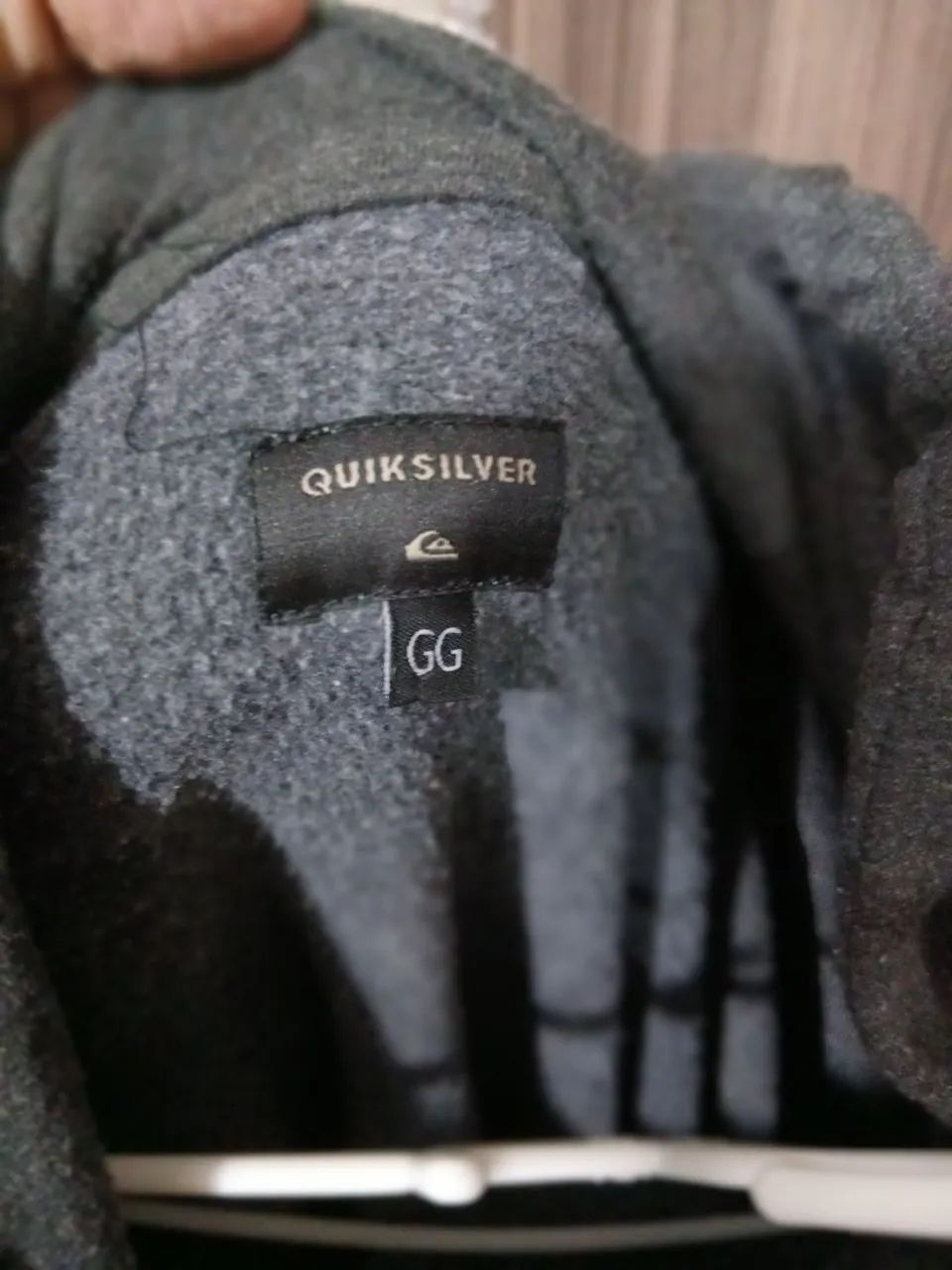Moletom Quiksilver Original GG - Cinza - Foto 3