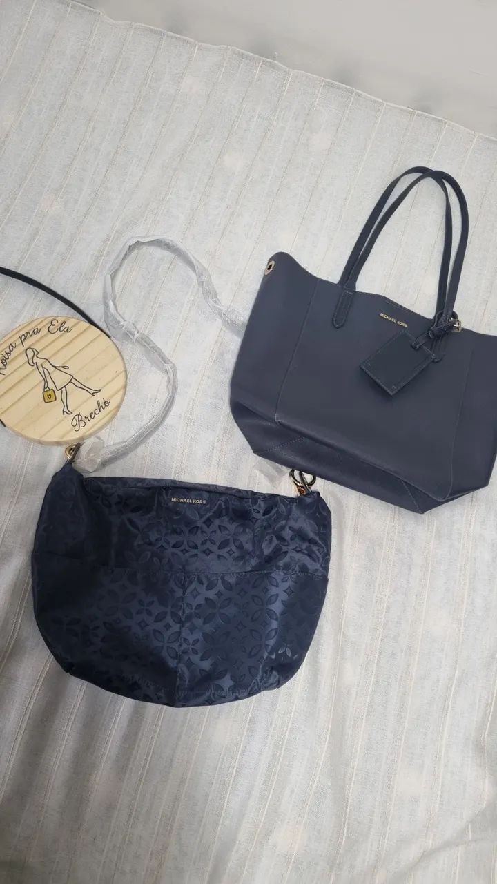 Bolsa Michael Kors Azul 2 em 1 - Foto 4