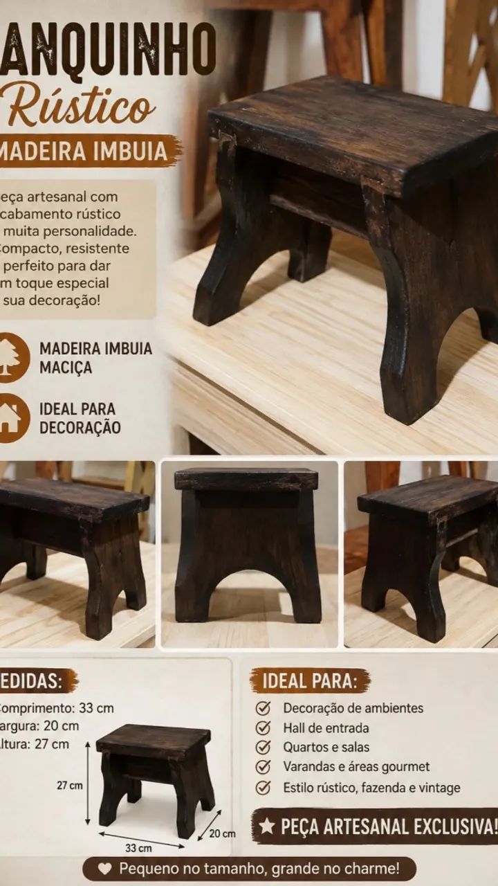 banquinho decorativo 