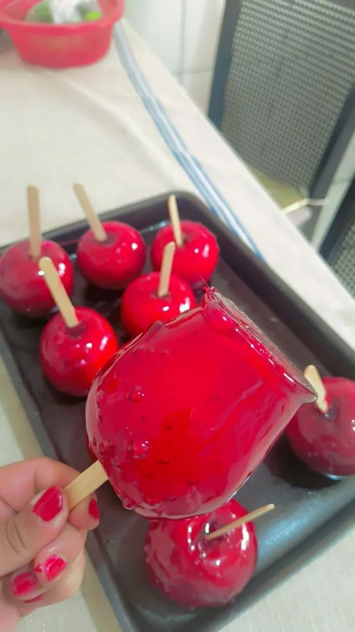 Algodão Doce para festas e eventos maça do amor pipoca algodão doce de pote - Foto 5