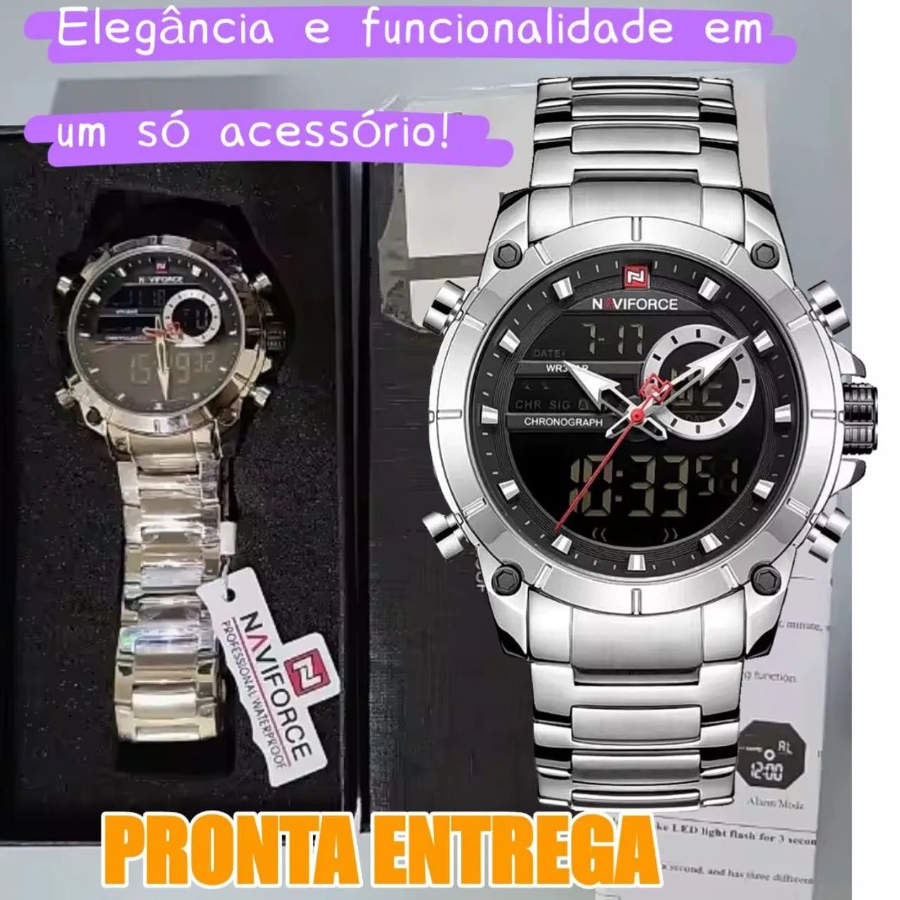 Relógio Curren Masculino Dourado Clássico - Foto 5