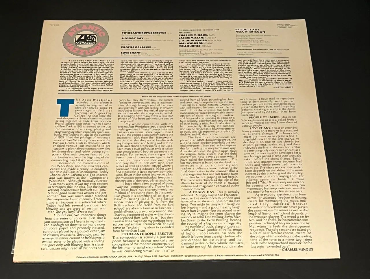 Lp Charles Mingus - Pithecanthropus Erectus - Foto 2